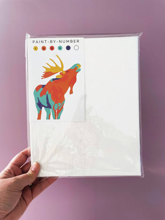 Moose Paint-By-Number (kit)