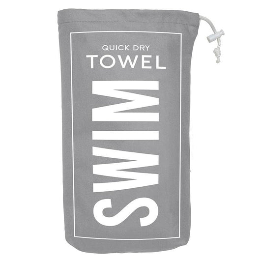 "Swim" Beach Towel Quick-Dry Microfiber