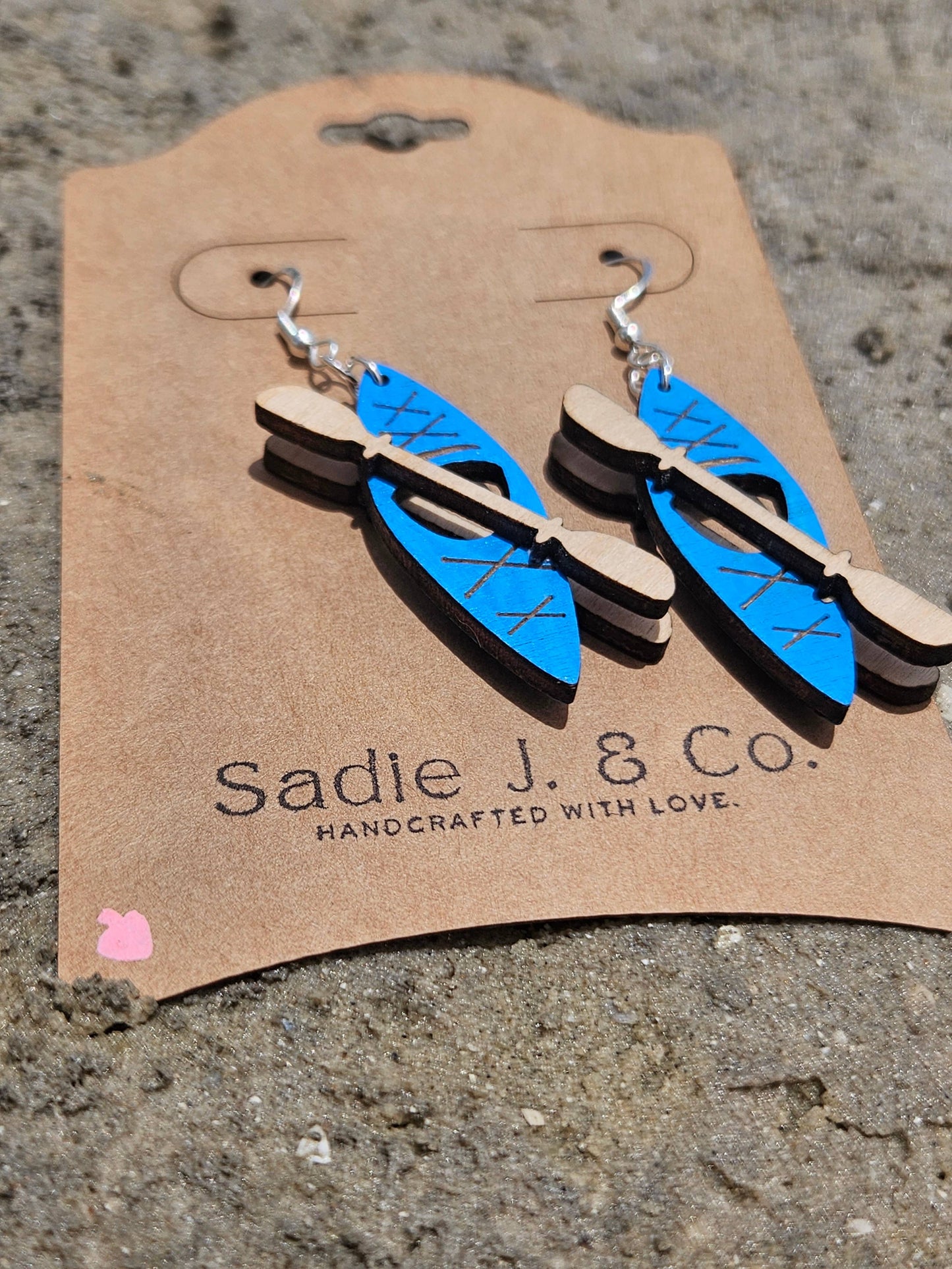 Kayak & Paddle Earrings | Sadie J. & Co.