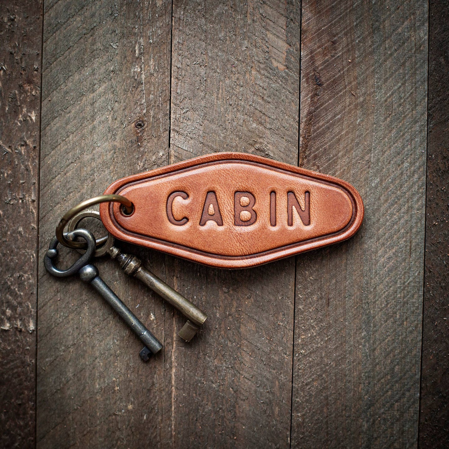Motel Style Keychain | Cabin