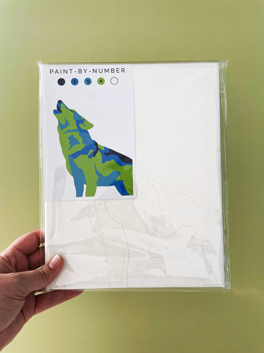 Wolf Paint-By-Number (kit)