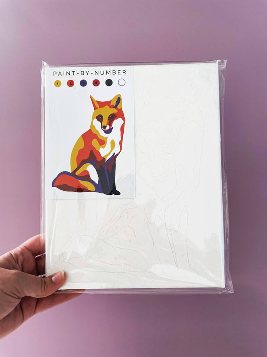 Fox Paint-By-Number (kit)