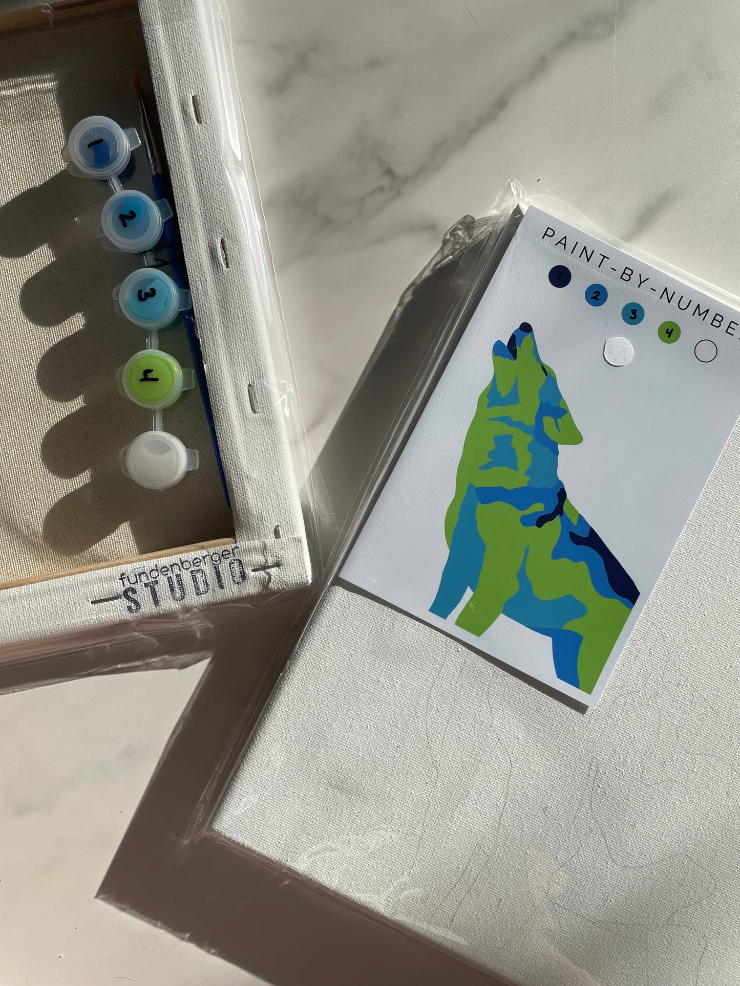 Wolf Paint-By-Number (kit)