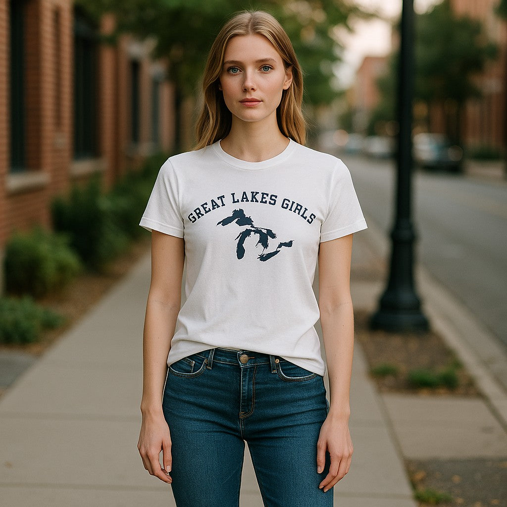 Women's Softstyle Tee Varsity (Superior Blue) | Great Lakes Girls