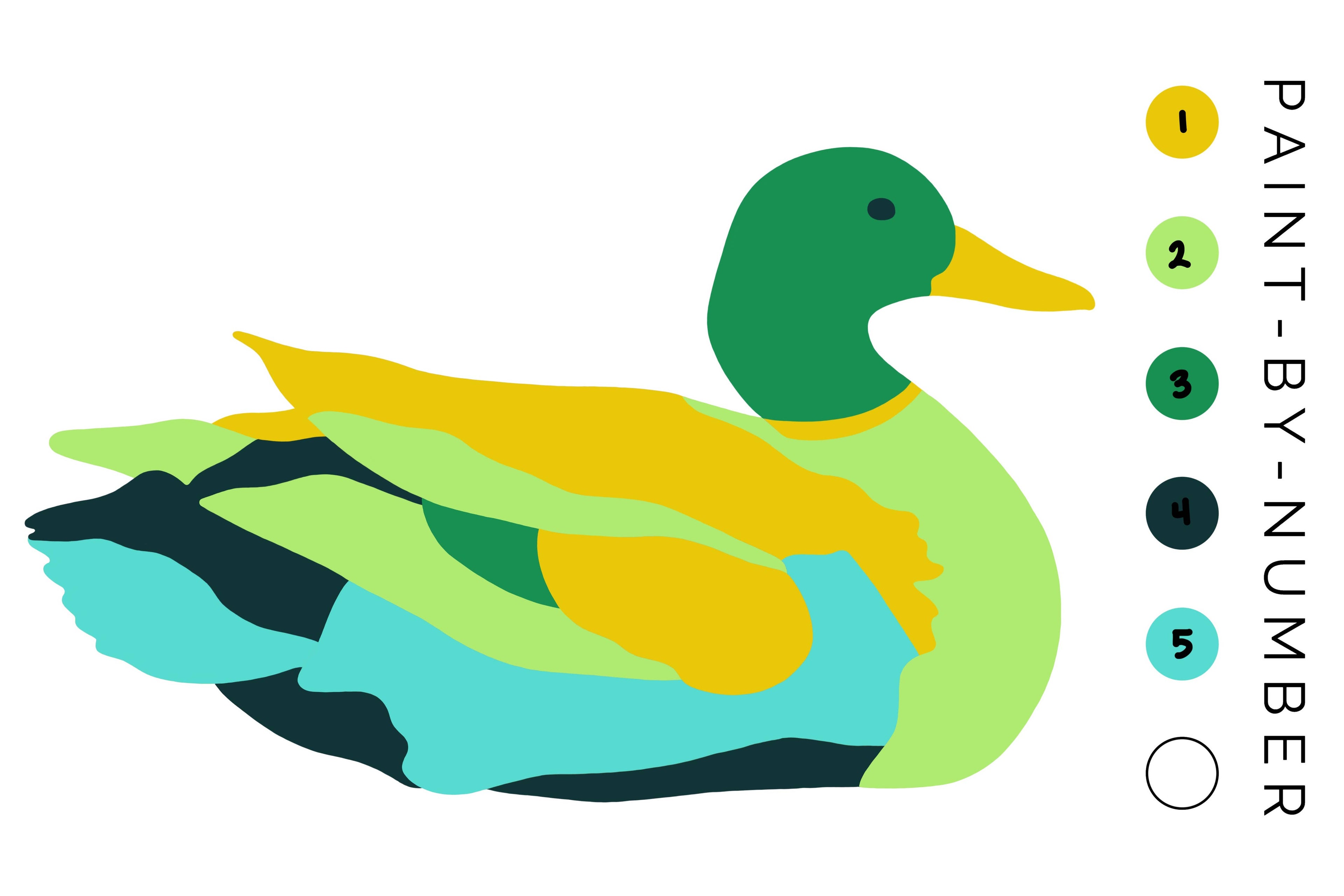 Duck Paint-By-Number (kit)