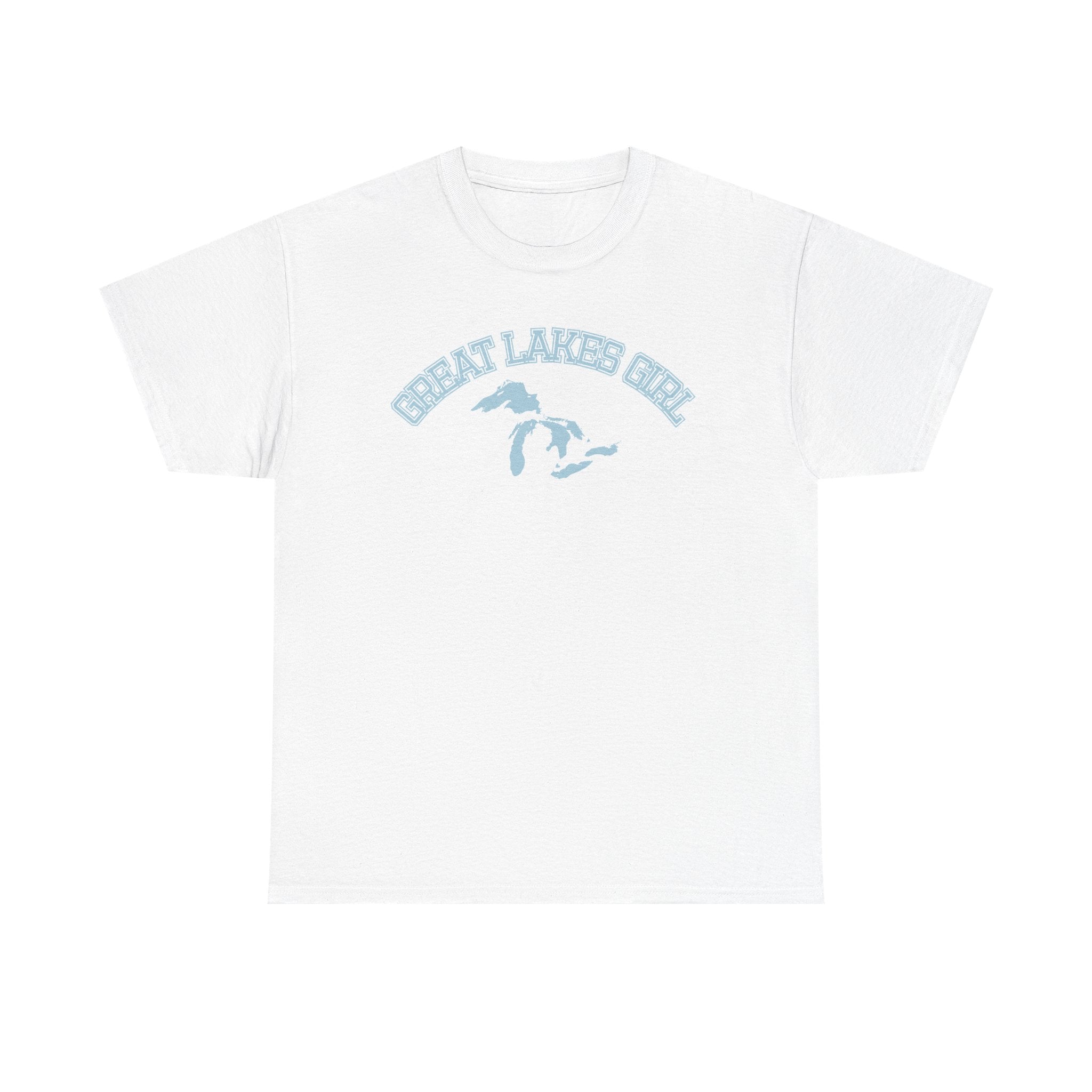 Great Lakes Girl Erie T-Shirt — Vintage Campus Tee