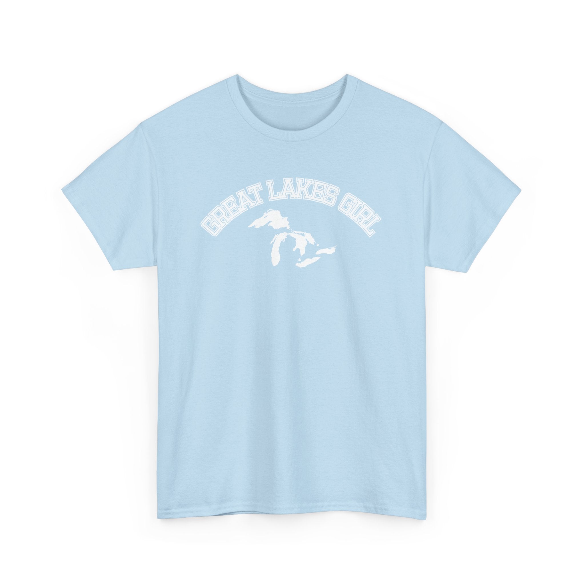 Great Lakes Girl Huron T-Shirt — Vintage Campus Tee