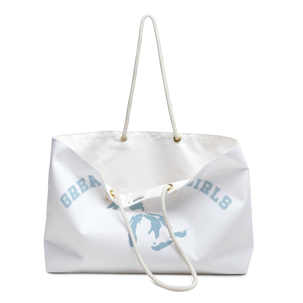 Weekender Bag | Lake Erie Blue Varsity
