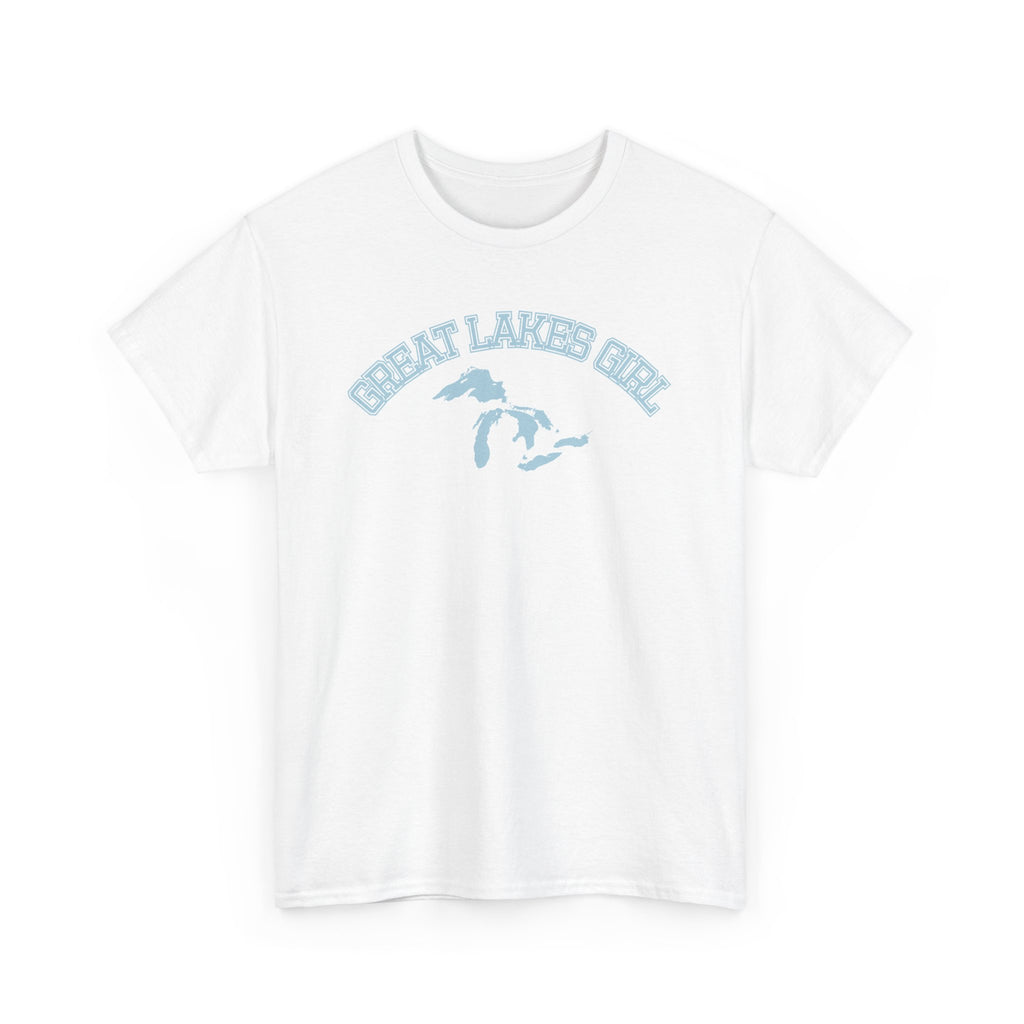 Great Lakes Girl Erie T-Shirt — Vintage Campus Tee