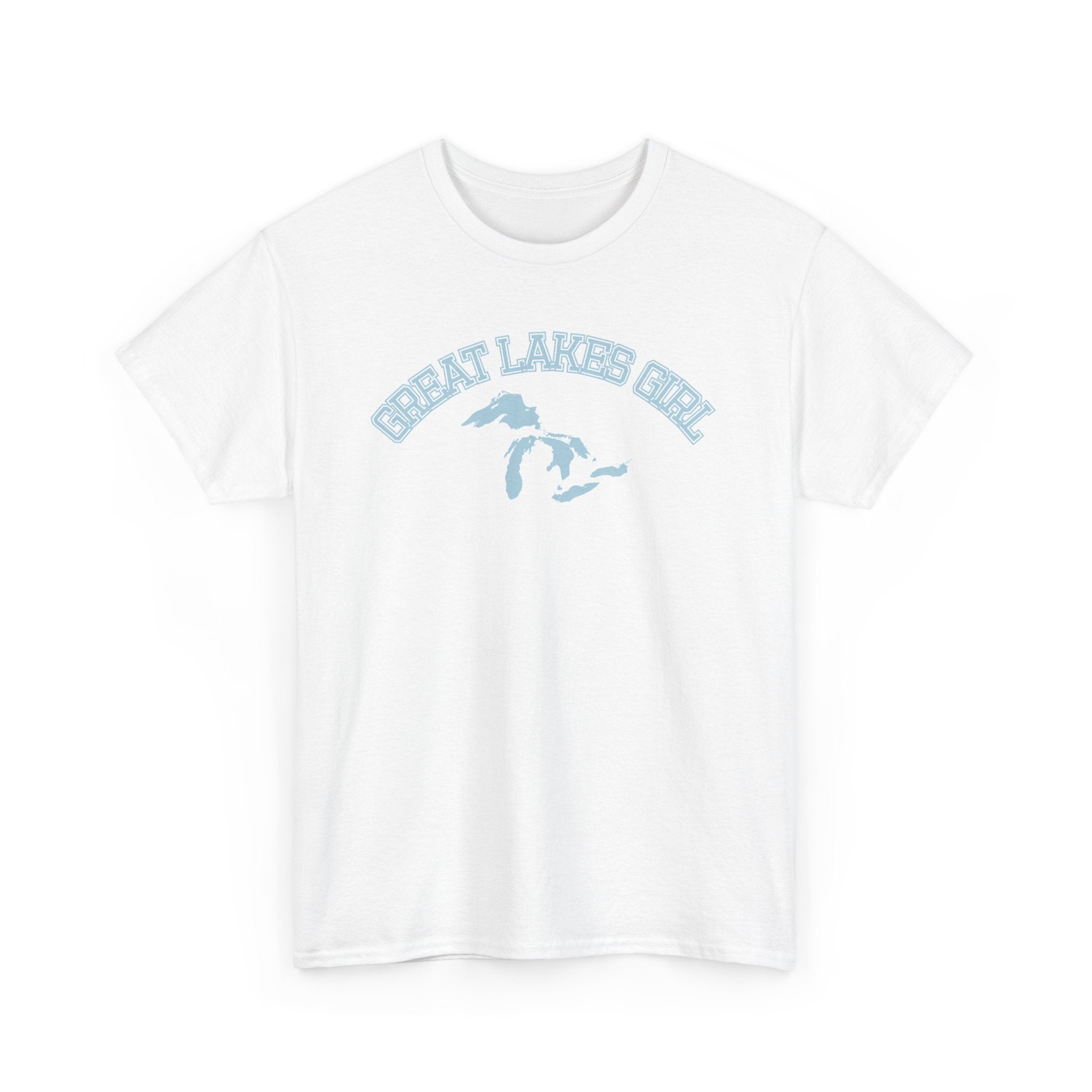 Great Lakes Girl Erie T-Shirt — Vintage Campus Tee