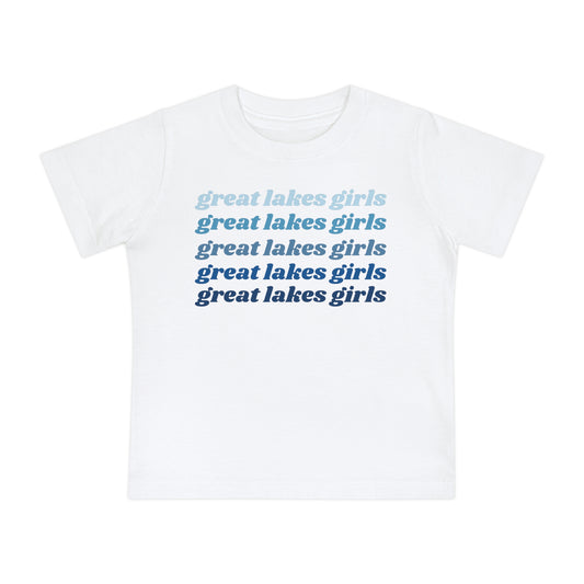 Great Lakes Baby Short Sleeve T-Shirt | GLG Great Lakes Colors