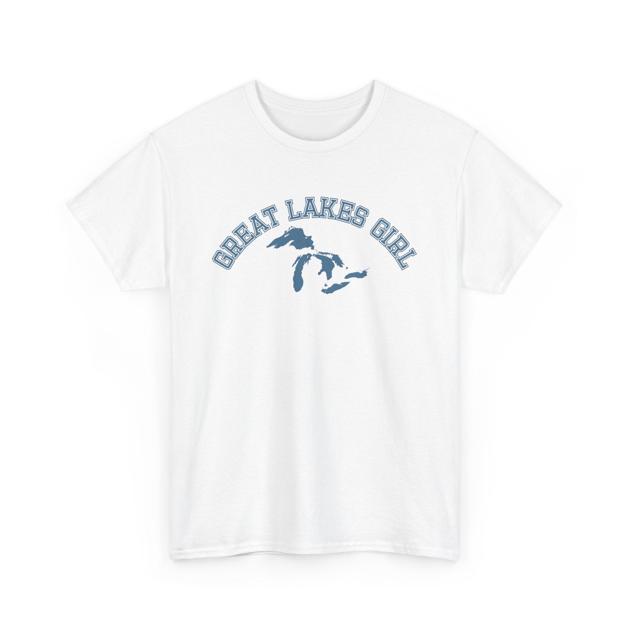 Great Lakes Girl Ontario T-Shirt — Vintage Campus Tee