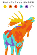 Moose Paint-By-Number (kit)