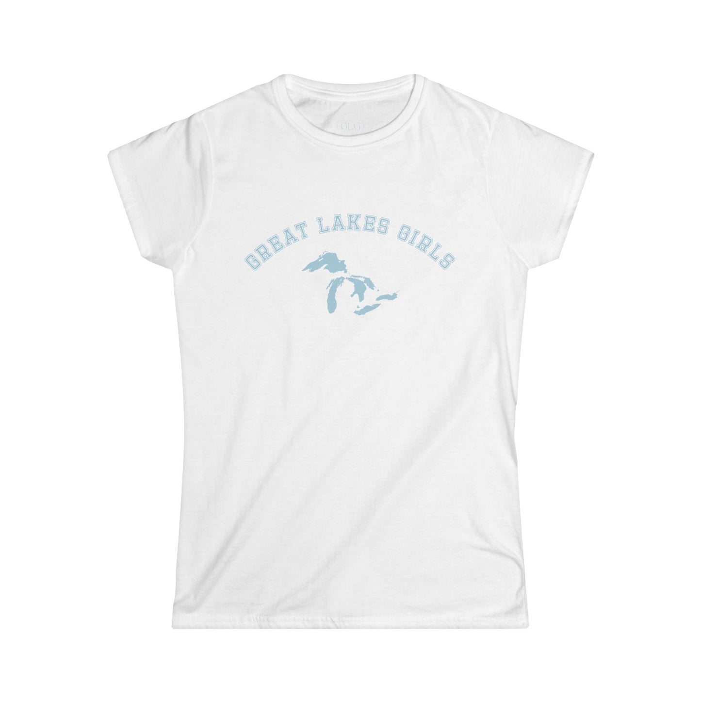 Women's Softstyle Tee Varsity (Lake Erie Blue) | Great Lakes Girls