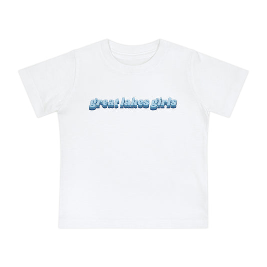 Great Lakes Baby Short Sleeve T-Shirt | Retro GLG stack