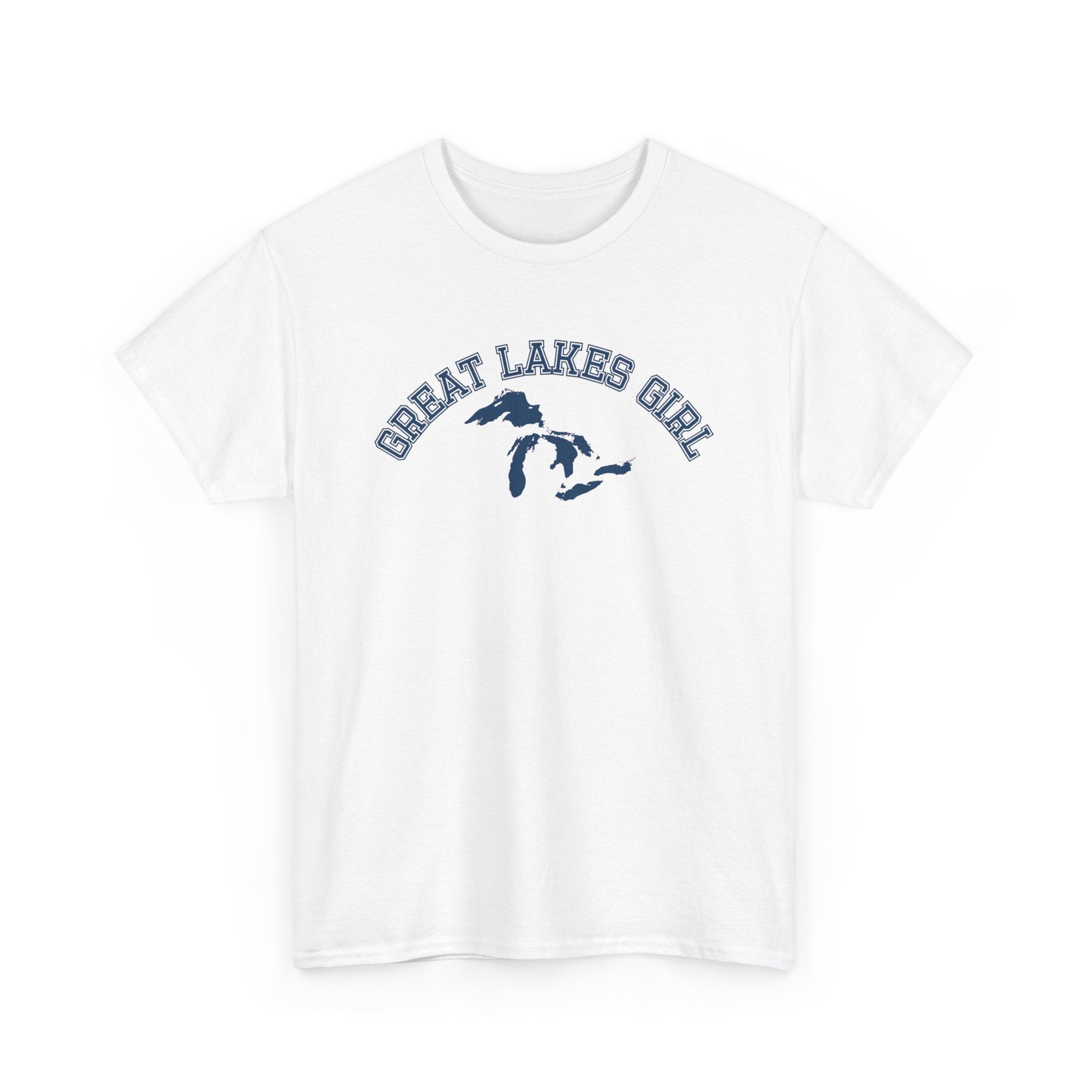 Great Lakes Girl Superior T-Shirt — Vintage Campus Tee