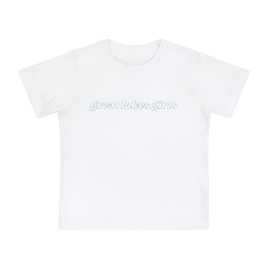 Great Lakes Baby Short Sleeve T-Shirt | Retro GLG outline