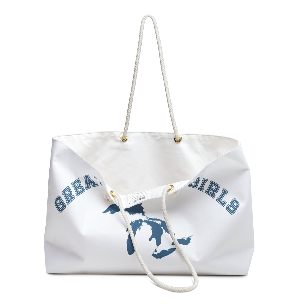 Weekender Bag | Lake Ontario Blue Varsity