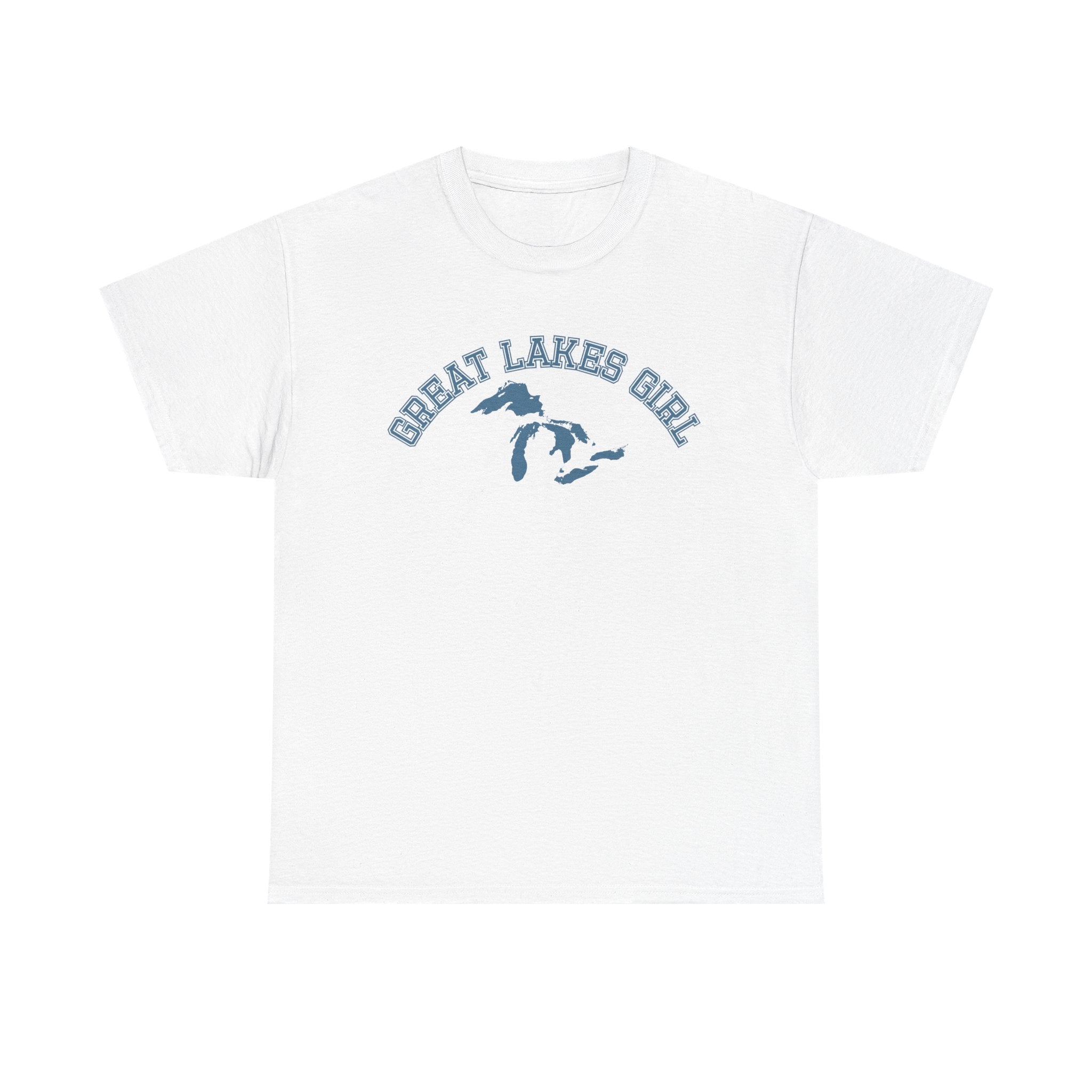 Great Lakes Girl Ontario T-Shirt — Vintage Campus Tee
