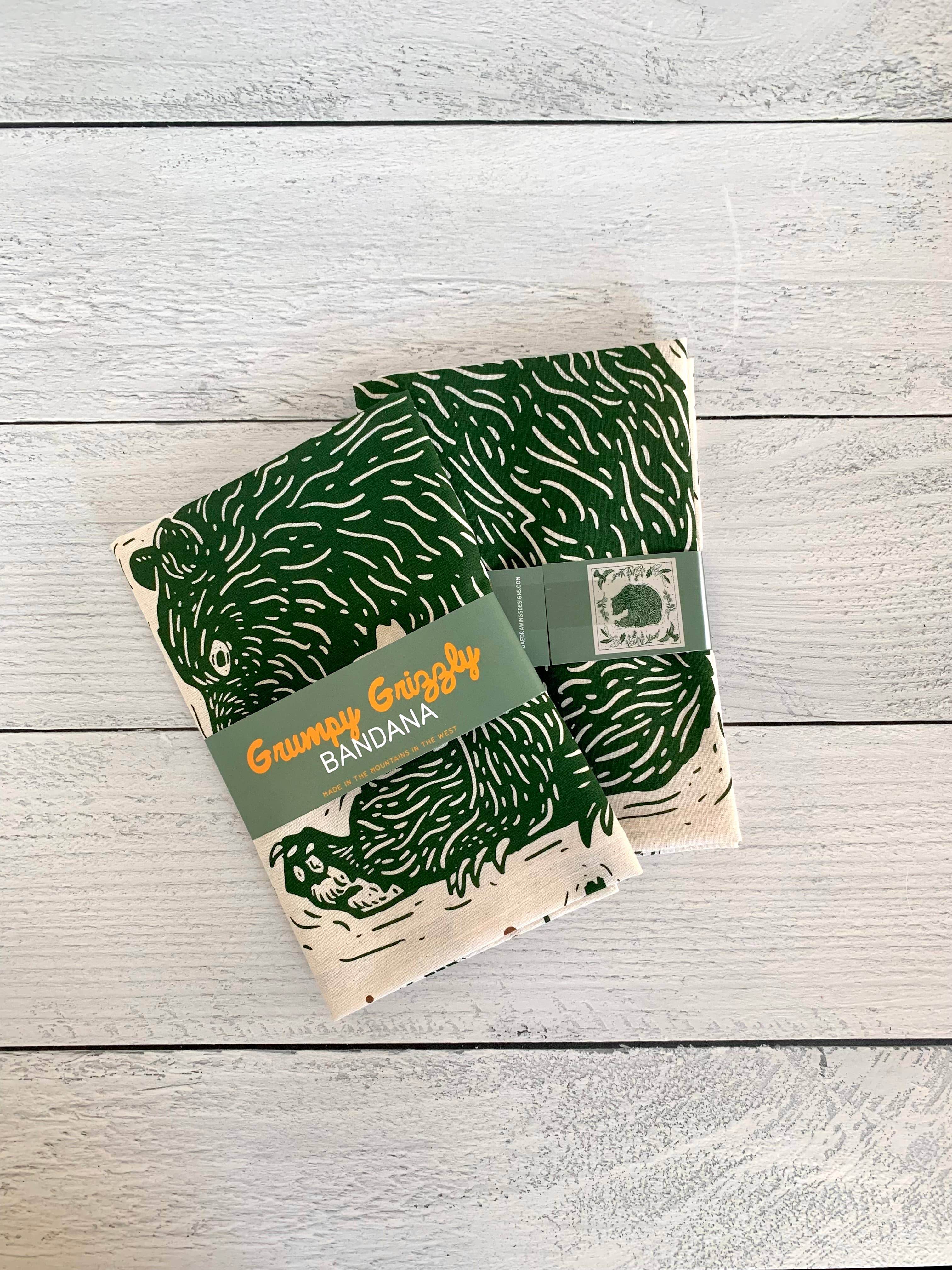 Grumpy Grizzly Bandana - Great Lakes Girls, Ltd.