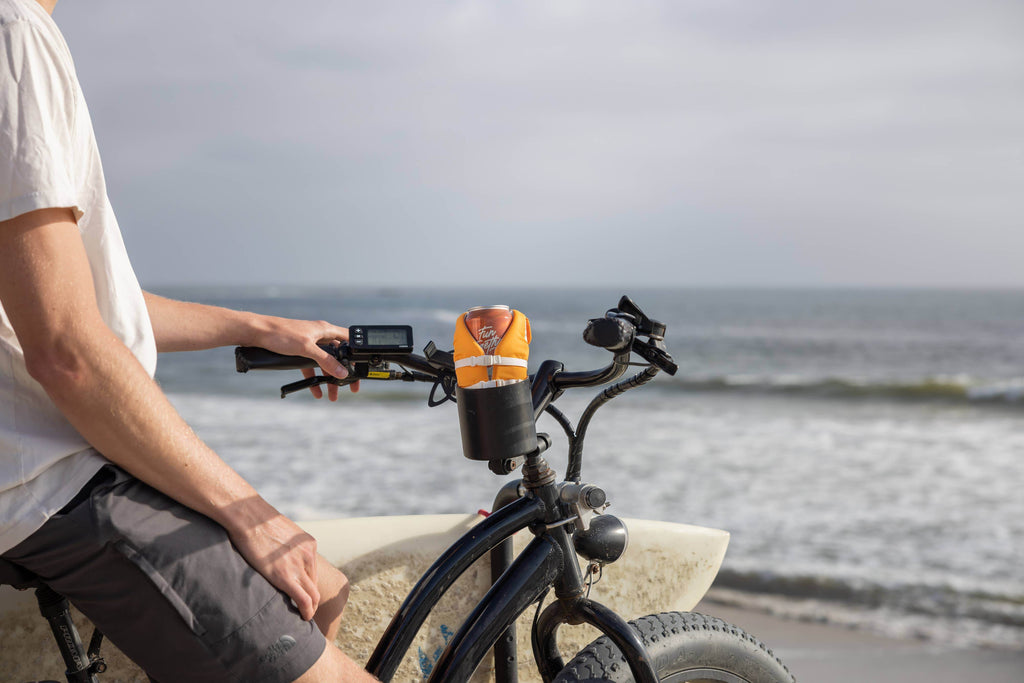 The Buoy: Insulated Can Cooler (Apricot) - Great Lakes Girls, Ltd.