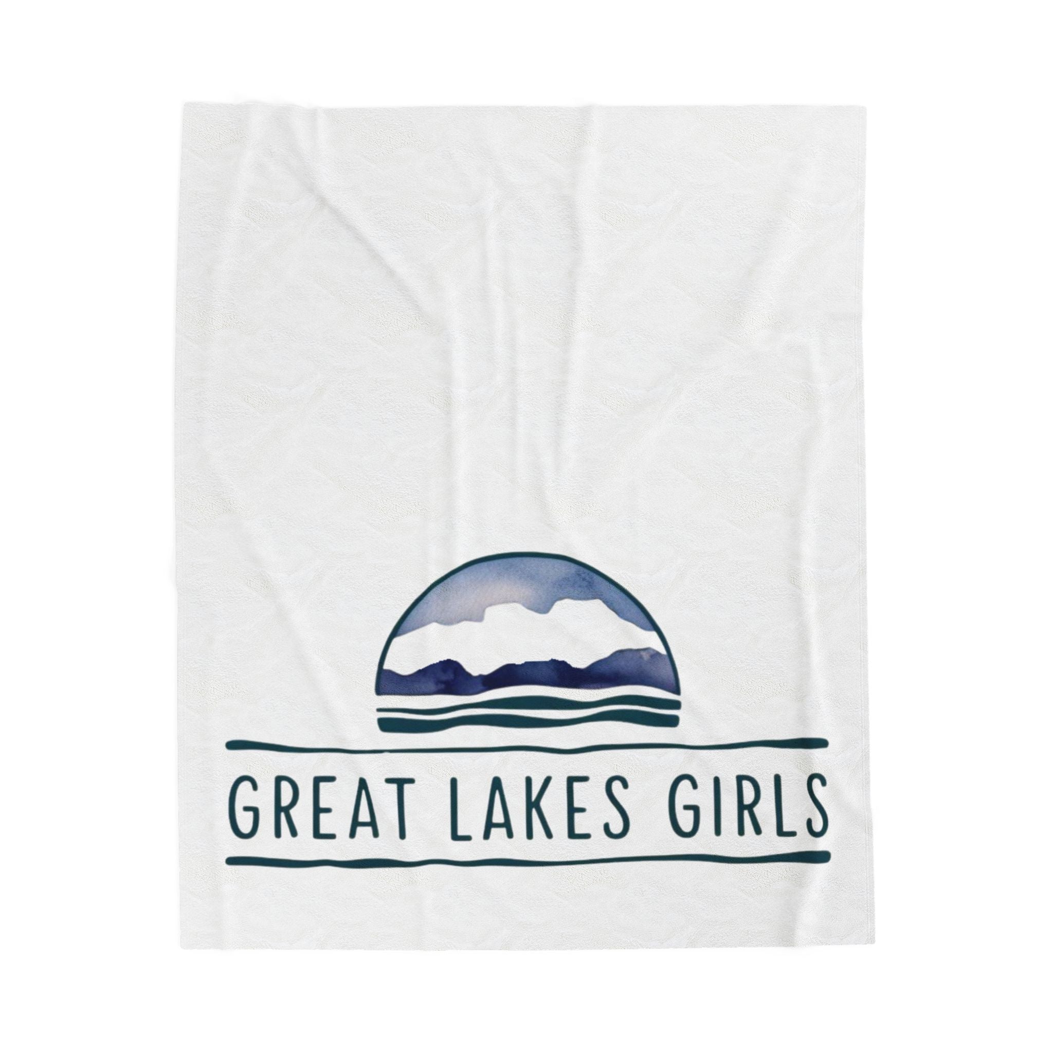 Velveteen Plush Blanket — “Great Lakes Girls” Cozy Throw Blanket