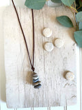 Cairn Necklace (Great Lakes Beach Stones) - Great Lakes Girls, Ltd.