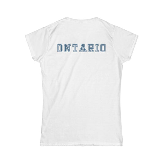 Women's Softstyle Tee Varsity (Ontario Blue) | Great Lakes Girls