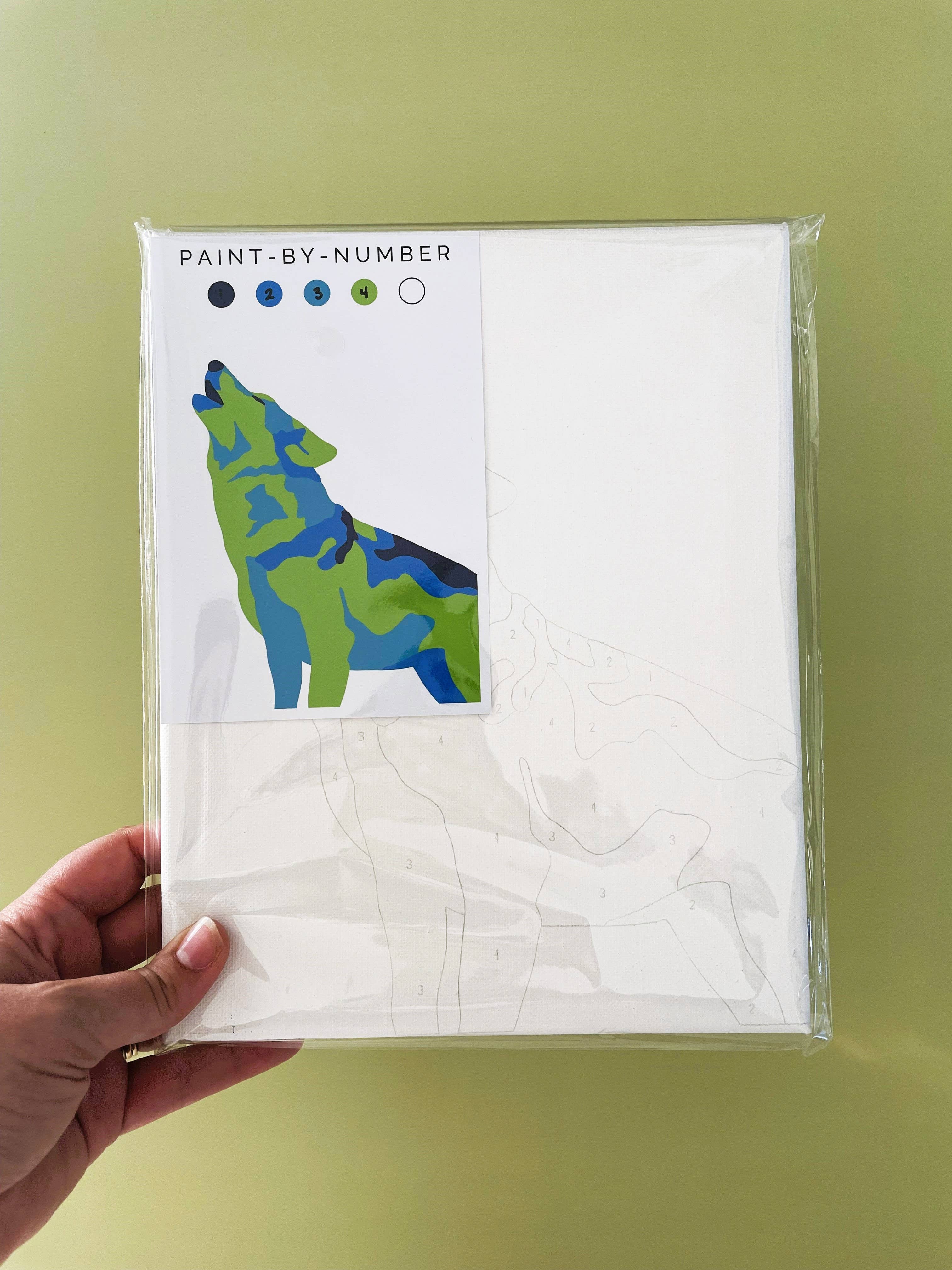 Wolf Paint-By-Number (kit)