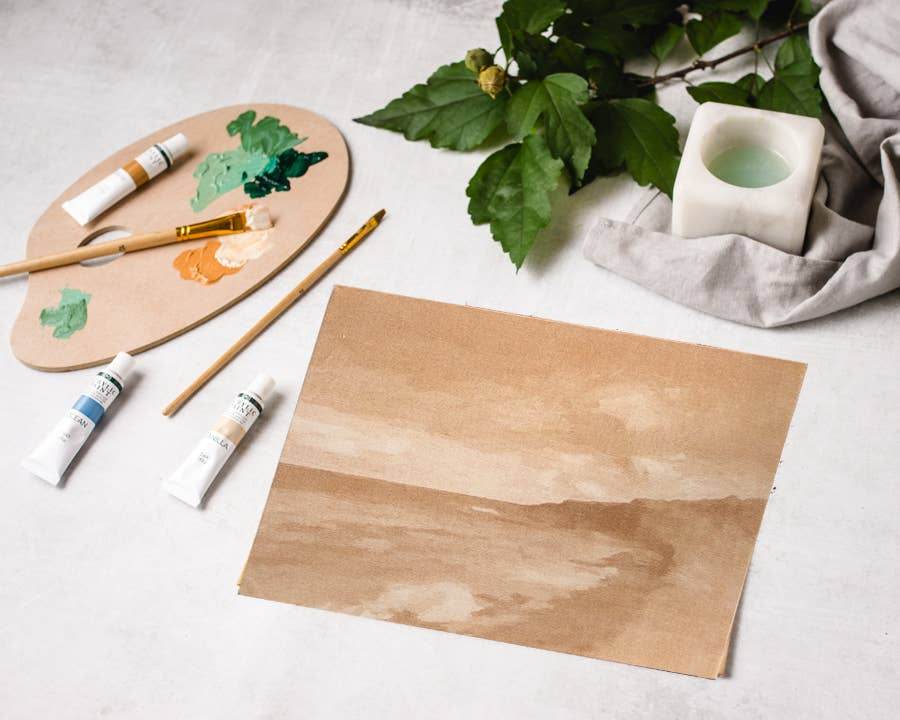 Cate Paper Co.: Seashore Path painting kit, impressionist painting kit - Great Lakes Girls, Ltd.