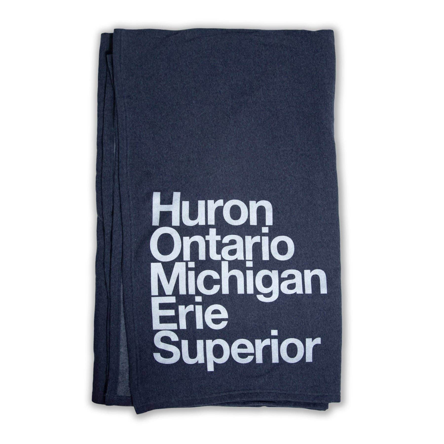 Great Lakes Blanket | Peninsulas (Cross Village, Michigan) - Great Lakes Girls, Ltd.