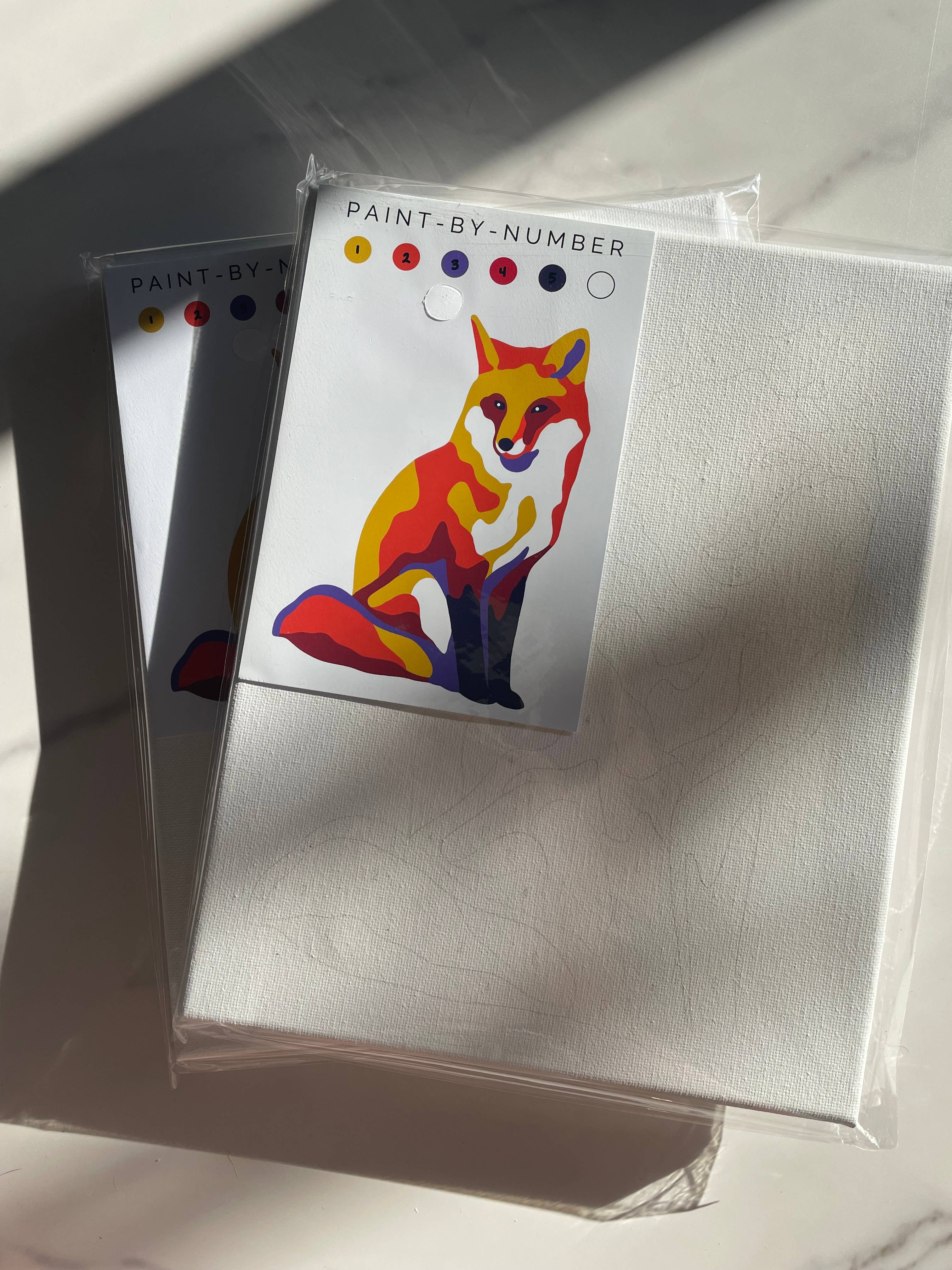 Fox Paint-By-Number (kit)