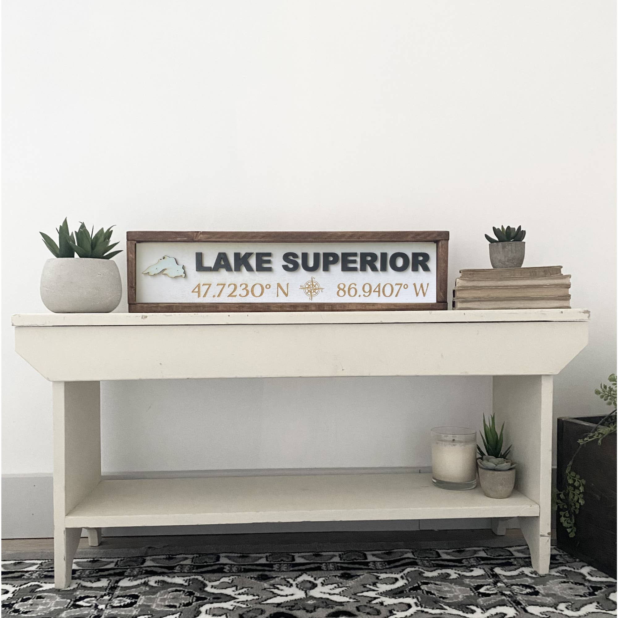 24x6 "Any" Lake Sign - Block Lettering Coordinate