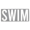 "Swim" Beach Towel Quick-Dry Microfiber