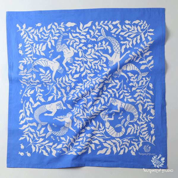 Cerulean Mermaid Bandana - Great Lakes Girls, Ltd.