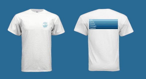 Edgewater Supply Lake Stripes Tee