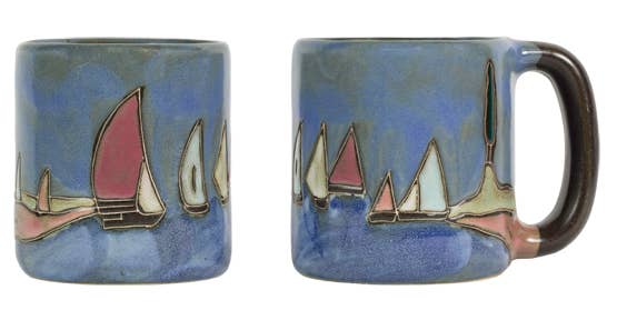 Sail Boats Mug | Mara Stoneware (16 oz.)