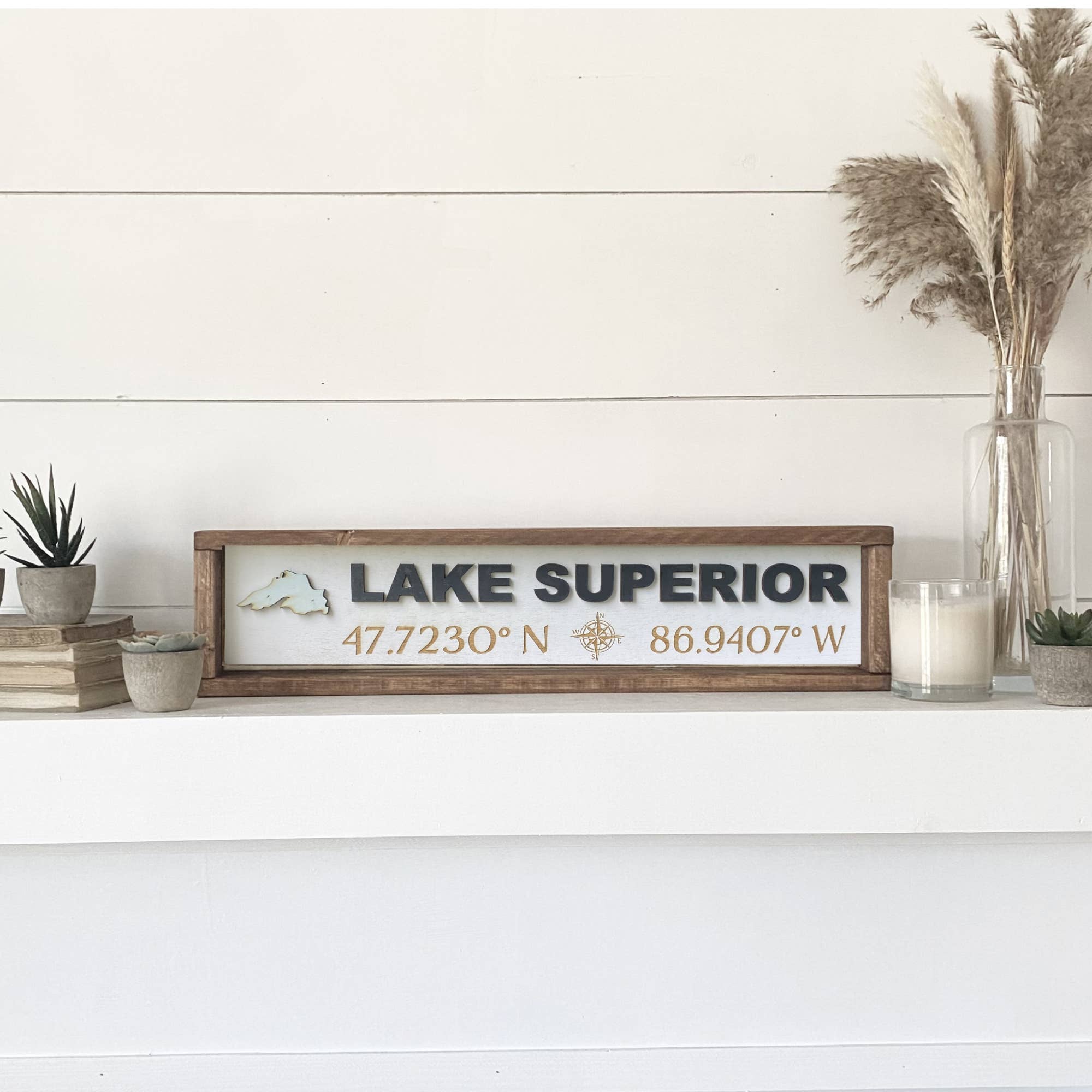 24x6 "Any" Lake Sign - Block Lettering Coordinate