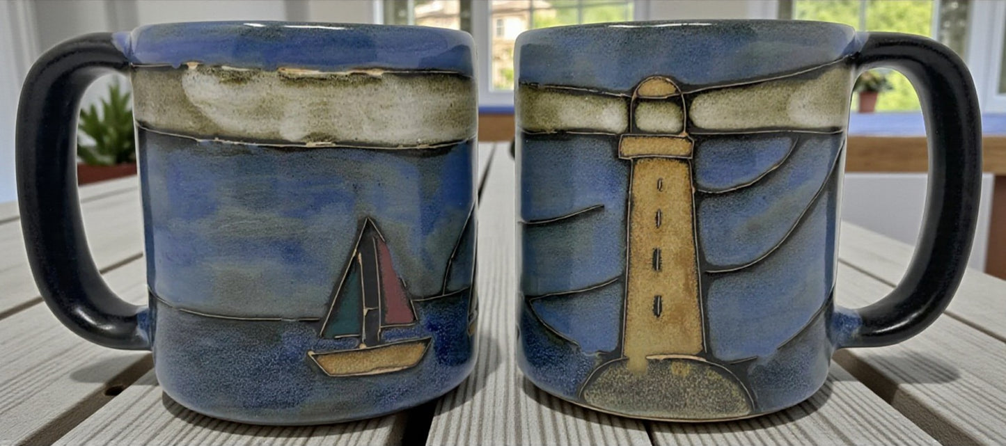 Lighthouse Mug | Mara Stoneware (16 oz.)