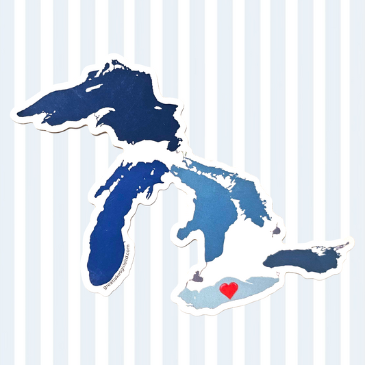 Great Lakes (Erie Love) Sticker